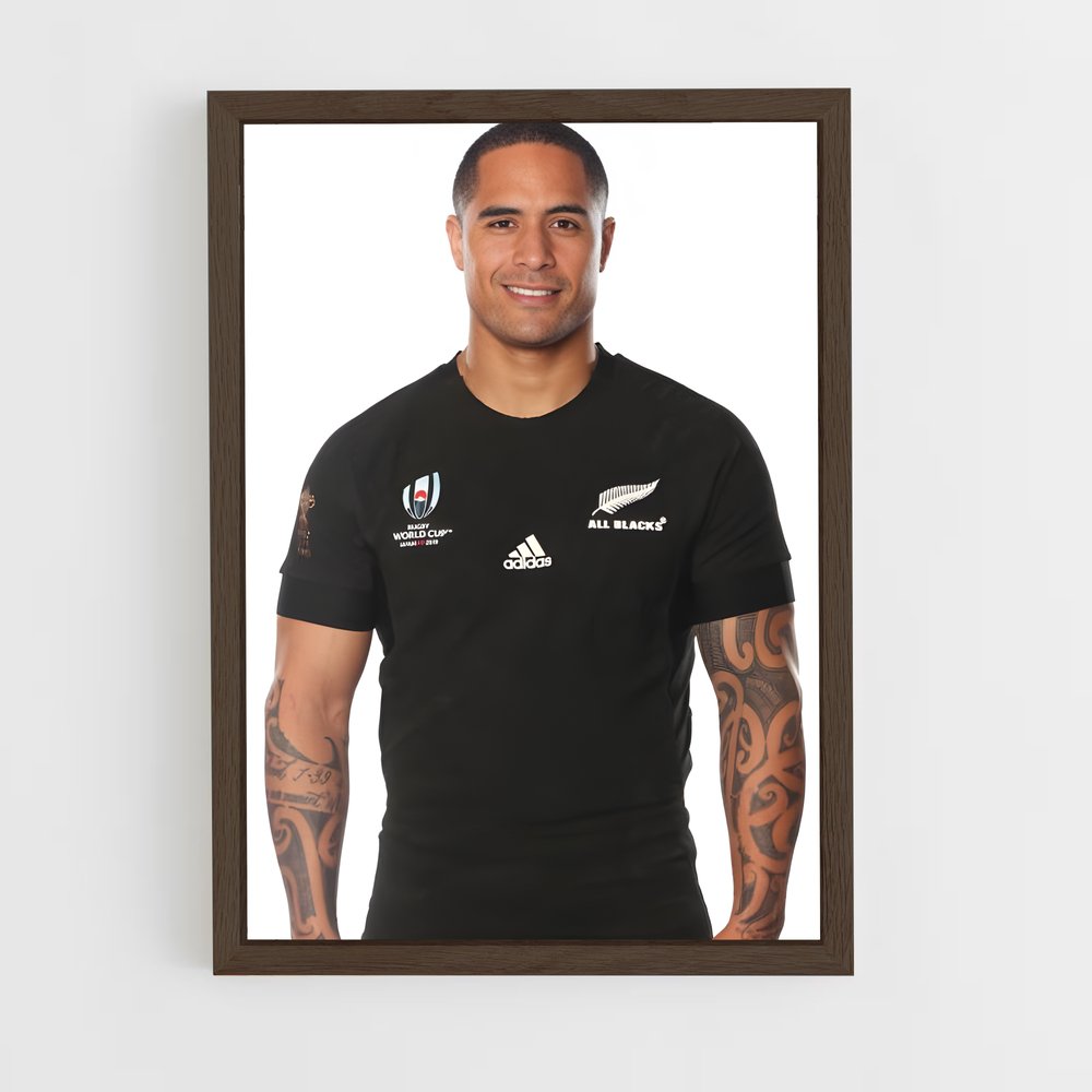 Poster Aaron smith – affiche Rugby (vue 5)